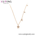 44101 xuping shopping online wholesale 18k gold star shape pendant necklace women jewelry